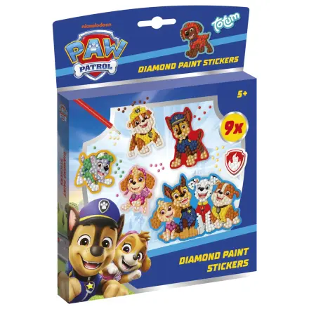 Paw Patrol Best Team diamantové maľovanie nálepka 9-balenie produktová fotografia