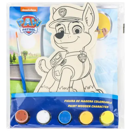 PAW Patrol Chase maľovaná drevená figúrka produktová fotografia