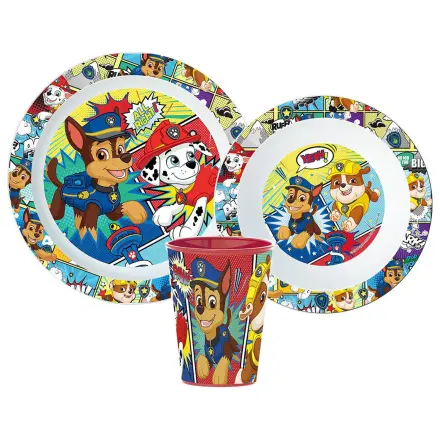 PAW Patrol Comic jedálenská súprava, Micro Plastic Set, s 260 ml pohárom produktová fotografia