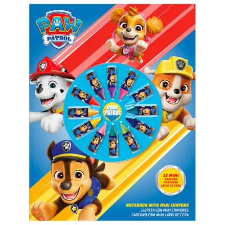 Paw Patrol Duty Calls zošit + sada mini pasteliek produktová fotografia