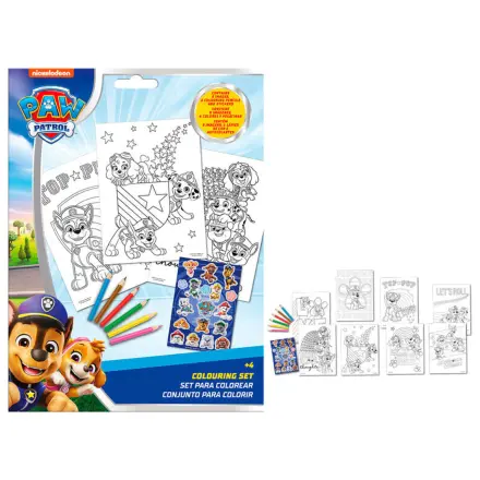 Paw Patrol Duty Calls omaľovánkový set s nálepkami produktová fotografia