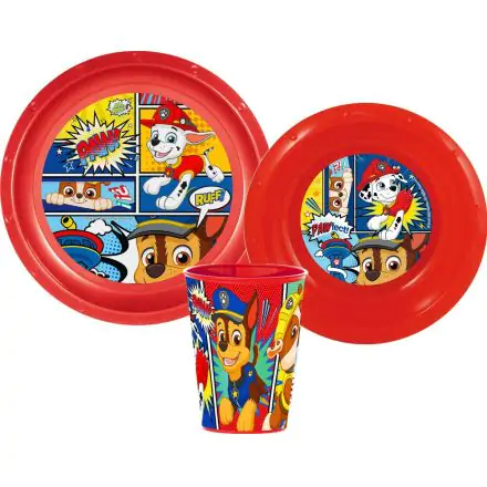 Paw Patrol jedálenská súprava, plastová súprava produktová fotografia