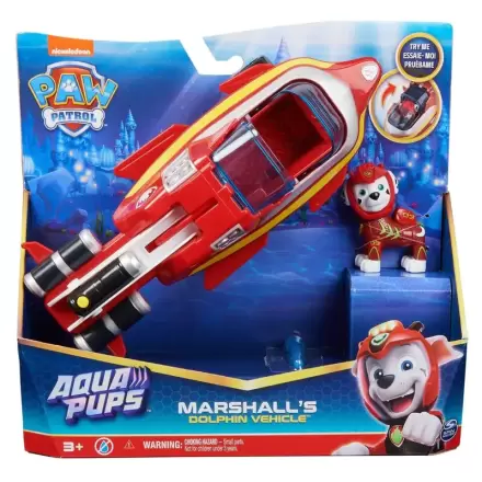 Paw Patrol Marshall Vehicles Aqua Pups balenie figúrok produktová fotografia