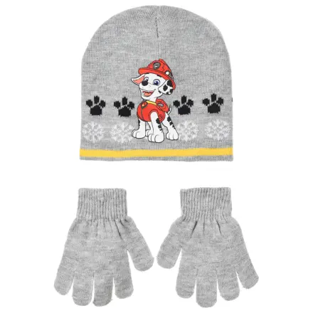 Paw Patrol Marshall sivý detský set čiapky a rukavíc 54 cm produktová fotografia