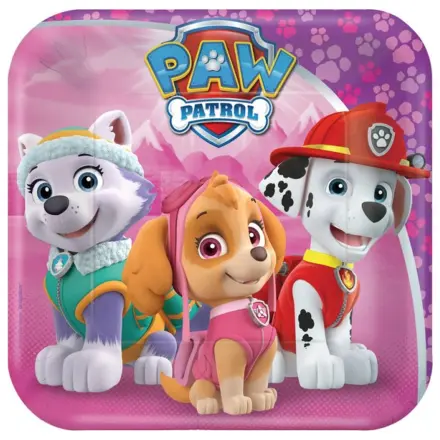 PAW Patrol ružové papierové taniere 8-kusové 18 cm produktová fotografia