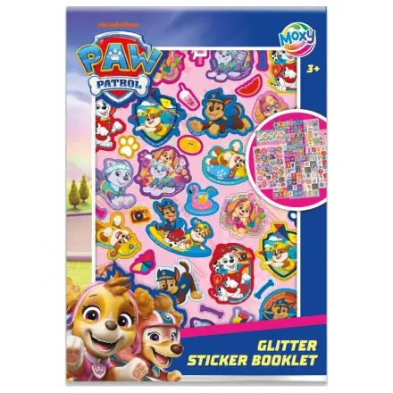 PAW Patrol Šteniatková Láska Trblietavá Kniha nálepiek produktová fotografia