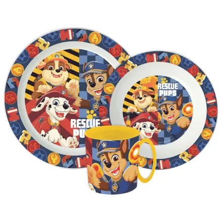 Paw Patrol Rescue Pups Jedálenská súprava, Mikro plastová súprava s hrnčekom produktová fotografia