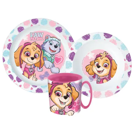 Paw Patrol Sketch jedálenská súprava, Micro Plastic súprava s hrnčekom produktová fotografia