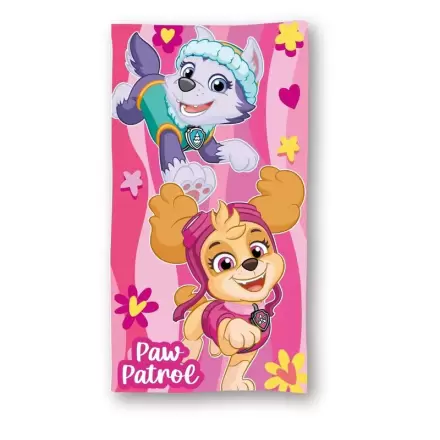 Paw Patrol Skye & Everest mikrovláknová plážová osuška produktová fotografia