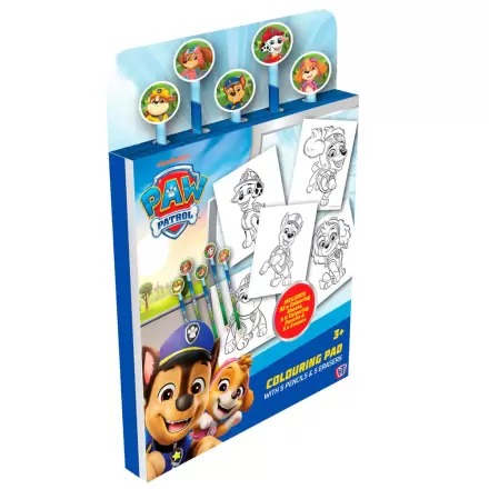 Paw Patrol omaľovánka s ceruzkami a gumami produktová fotografia