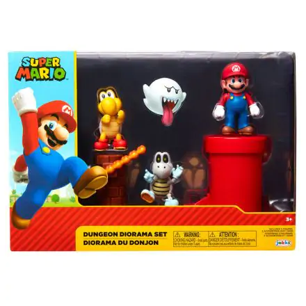 World of Nintendo Super Mario Dioráma szett a Dungeon (börtön), 15 cm termékfotója