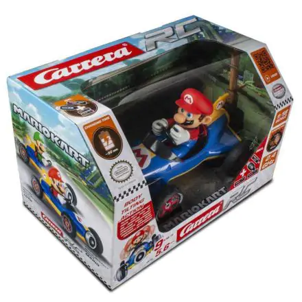 Mario Kart Mario rádiofrekvenčne riadené auto produktová fotografia