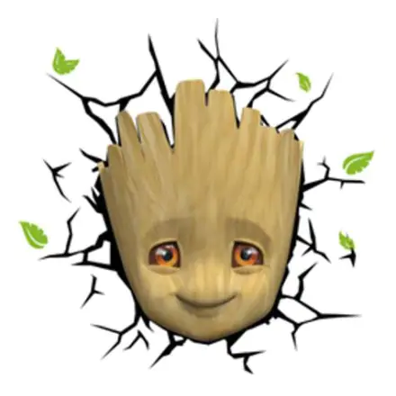 Marvel 3D LED Light Baby Groot Face 3D figúrka termékfotója