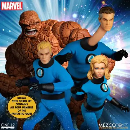 Marvel Akčné Figúrky 1/12 Fantastic Four Deluxe Steel Box Set 16 cm produktová fotografia
