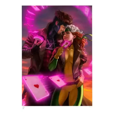 Marvel Art Print Rogue & Gambit 46 x 61 cm - nezarámovaný termékfotója