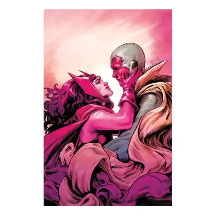 Marvel Art Print Scarlet Witch & Vision 41 x 61 cm - nerámovaný produktová fotografia