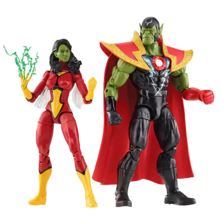 Avengers Marvel Legends Akčné figúrky Skrull Queen & Super-Skrull 15 cm termékfotója