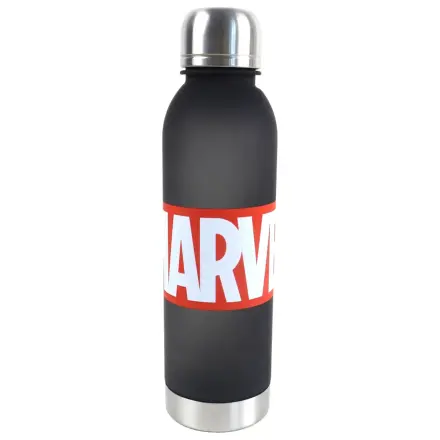 Marvel Čierna Plastová Fľaša na vodu so skrutkovacím uzáverom 750 ml produktová fotografia