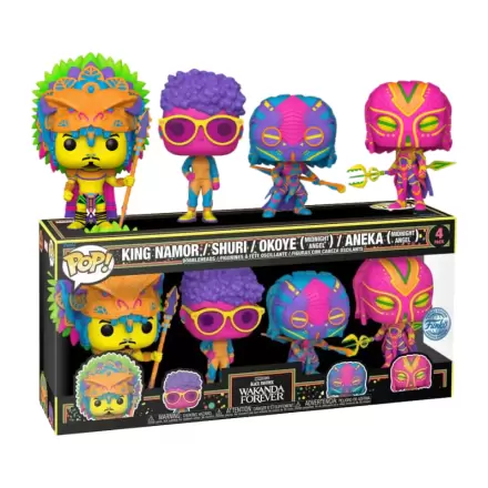 Marvel POP! Movies vinylová figúrka 4-balenie Black Panther Wakanda Forever S2 9 cm produktová fotografia