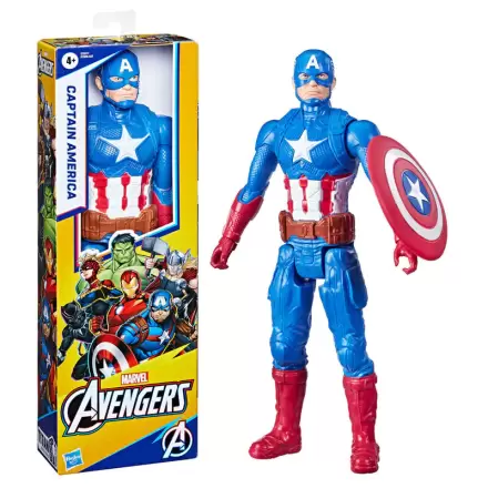 Marvel Avengers Titan Hero Captain America deluxe figúrka 30cm termékfotója