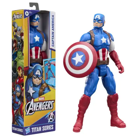 Marvel Avengers Titan Series figúrka Captain America 30cm produktová fotografia