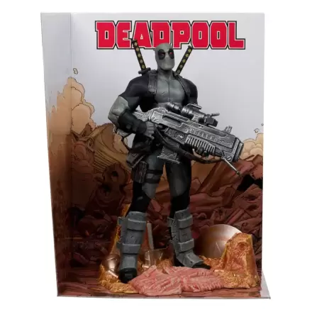 Marvel Collection PVC Socha 1/6 Deadpool (Deadpool #1)(Grey Suit Chase) 27 cm produktová fotografia