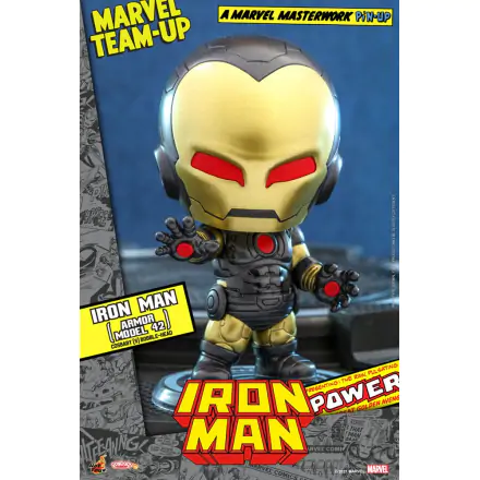 Marvel Comics Cosbaby (S) Mini figúrka Iron Man (Armor Model 42) 10 cm termékfotója