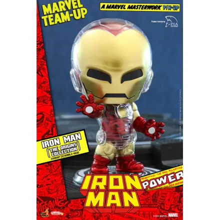 Marvel Comics Cosbaby (S) Mini figúrka Iron Man (The Origins Collection) 10 cm termékfotója