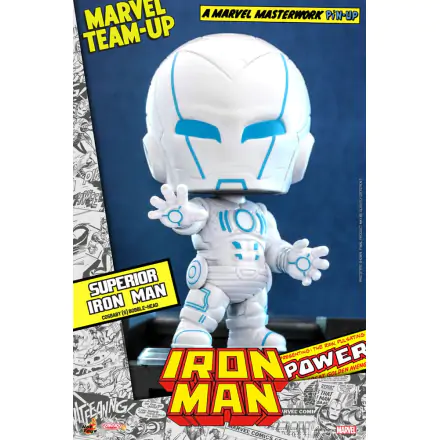 Marvel Comics Cosbaby (S) Mini figúrka Superior Iron Man 10 cm termékfotója