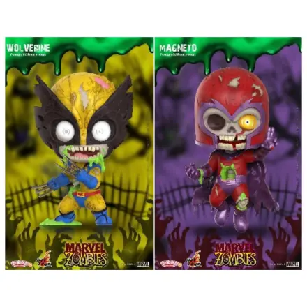 Marvel Cosbaby Wave 1 Wolverine & Magneto Zombies Set produktová fotografia