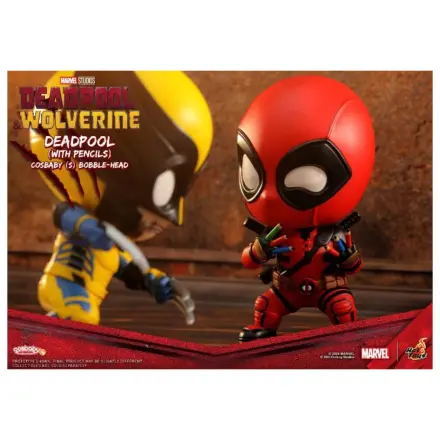 Marvel Cosbaby Wave 2 Wolverine & Deadpool w/Pencils Súprava produktová fotografia