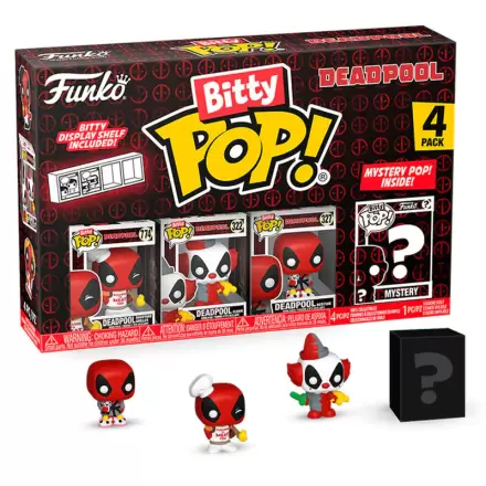 Deadpool Bitty Funko POP! vinylová figúrka 4-as csomag Master 2,5 cm termékfotója