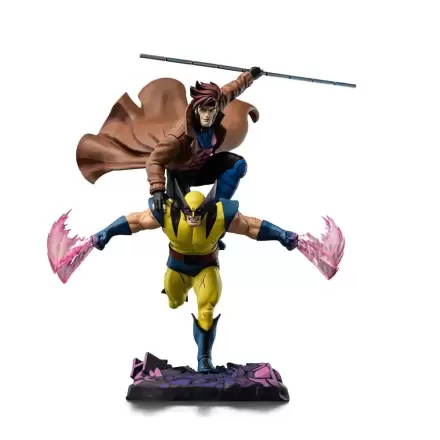 Marvel Deluxe Art Scale Statue 1/10 X-Men´97 Gambit & Wolverine 29 cm termékfotója