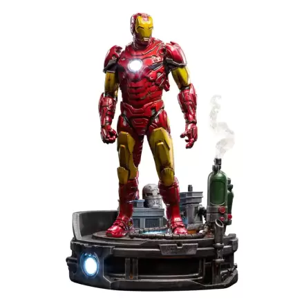 Marvel Deluxe Art Scale Soška 1/10 Iron Man Unleashed 23 cm termékfotója