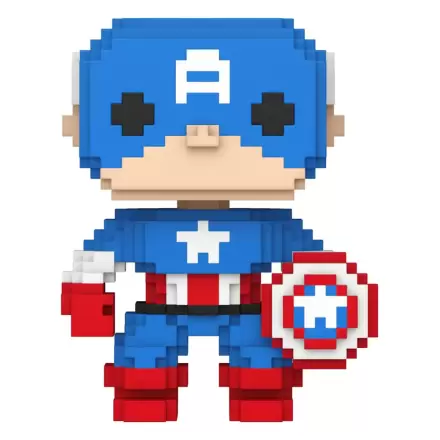 Marvel Funko POP! 8-Bit vinylová figúrka Kapitány Amerika 9 cm termékfotója