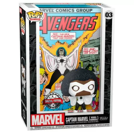 Marvel POP! Art Cover Vinylová figúrka Captain Marvel produktová fotografia
