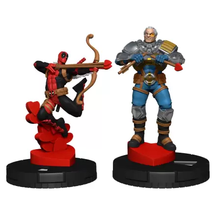 Marvel HeroClix Iconix: Cupid Deadpool an Cable figura, 5 cm termékfotója