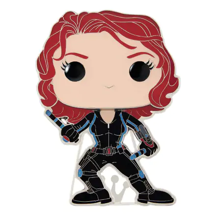 Marvel Infinity Saga POP! Smaltovaná pripínacia placka Black Widow 10 cm produktová fotografia
