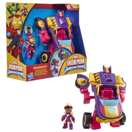 Marvel Iron Man And His Awesome Friends Iron Heart figúrka a vozidlo produktová fotografia