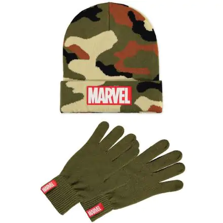 Súprava čiapky a rukavíc Marvel Logo produktová fotografia