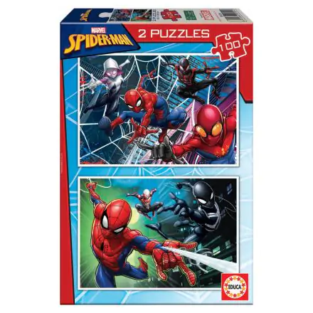 Marvel Spiderman puzzle 2x100ks termékfotója