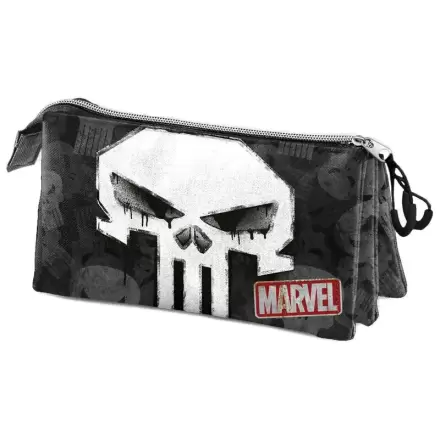 Marvel Punisher Skull triple pencil case termékfotója