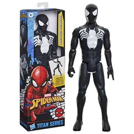 Marvel Spider-Man Titan Series Black Suit Spider-Man figúrka 30cm produktová fotografia