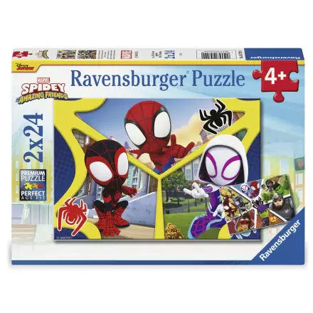 Marvel Spidey Amazing Friends puzzle 2 x 24 dielikov produktová fotografia