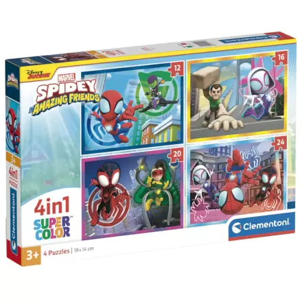 Marvel Spidey and His Amazing Friends puzzle 12-16-20-24 dielikov termékfotója