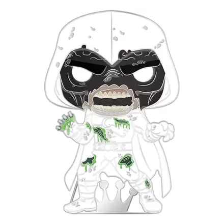 Marvel Zombie Loungefly POP! Smaltovaný odznak Moon Knight (Svietiaci v tme) 10 cm produktová fotografia
