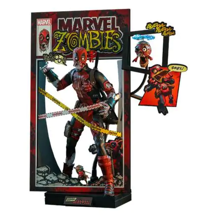 Marvel Zombies Comic Masterpiece akčná figúrka 1/6 Zombie Deadpool 31 cm termékfotója