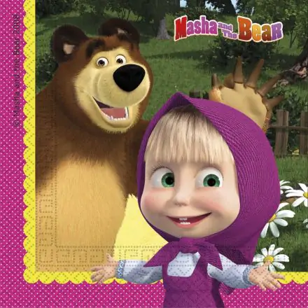 Masha and the Bear Servítky 20 ks produktová fotografia