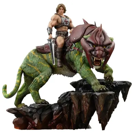 Masters of the Universe Socha Art Scale 1/10 He-Man and Battle Cat 33 cm produktová fotografia