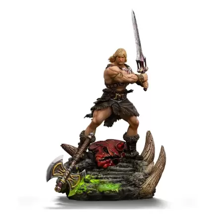 Masters of the Universe Deluxe Art Scale Statue 1/10 He-Man Unleashed 34 cm termékfotója